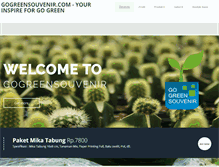 Tablet Screenshot of gogreensouvenir.com
